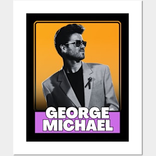 George michael (retro) Posters and Art